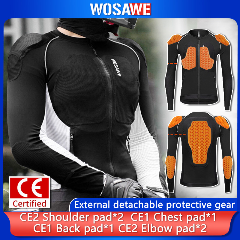 Motorcycle Gear Equipment - Chaqueta de Motociclismo para Hombre WOSAWE,