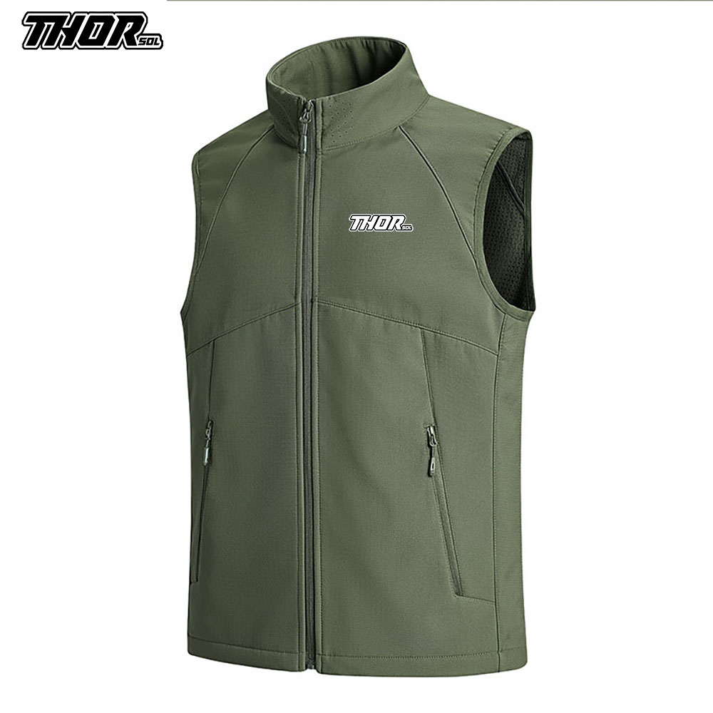 Motorcycle Gear Vest - THORSOL-Chaleco de Ciclismo de invierno para