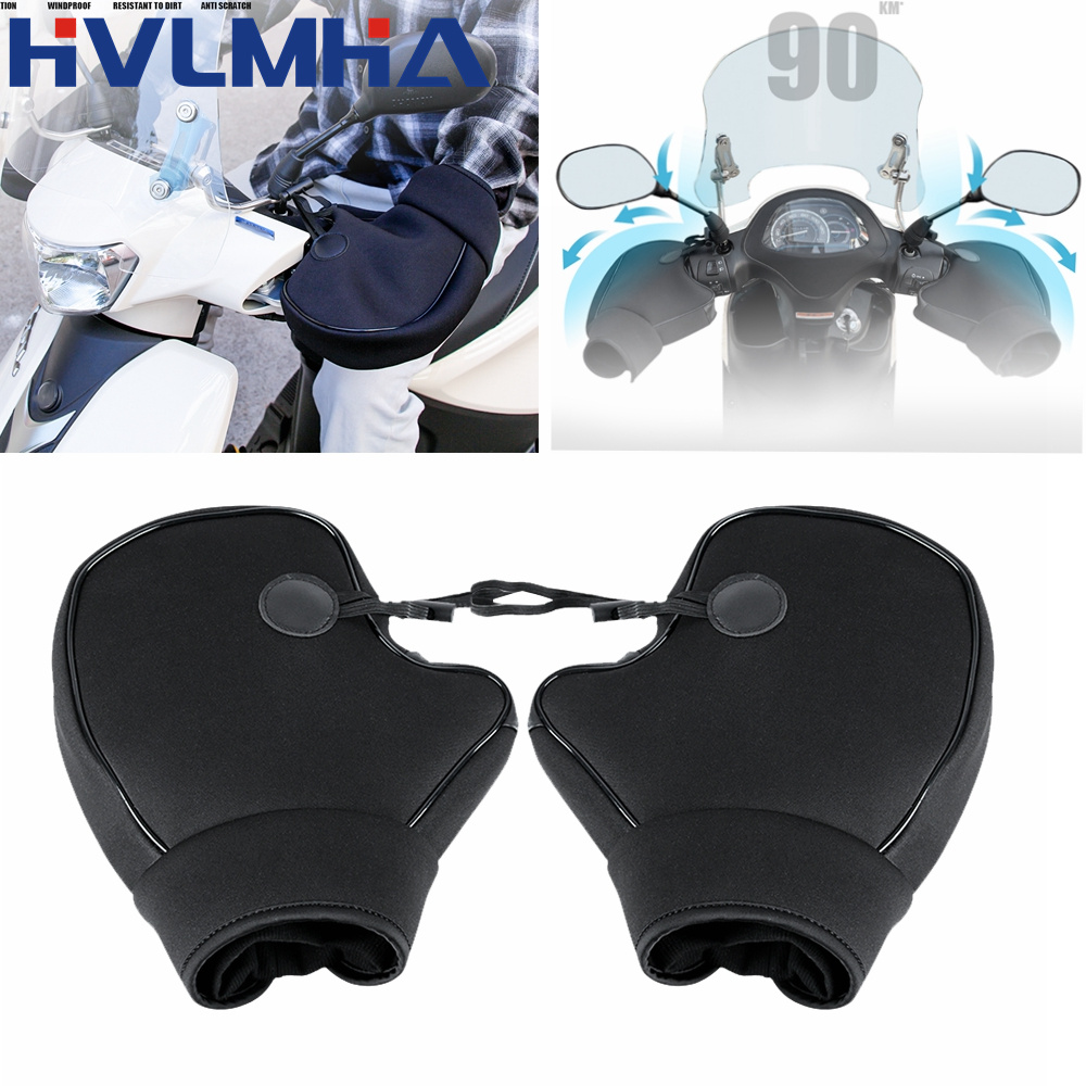Motorcycle Gear For Winter - Manguito de manillar grueso y cálido