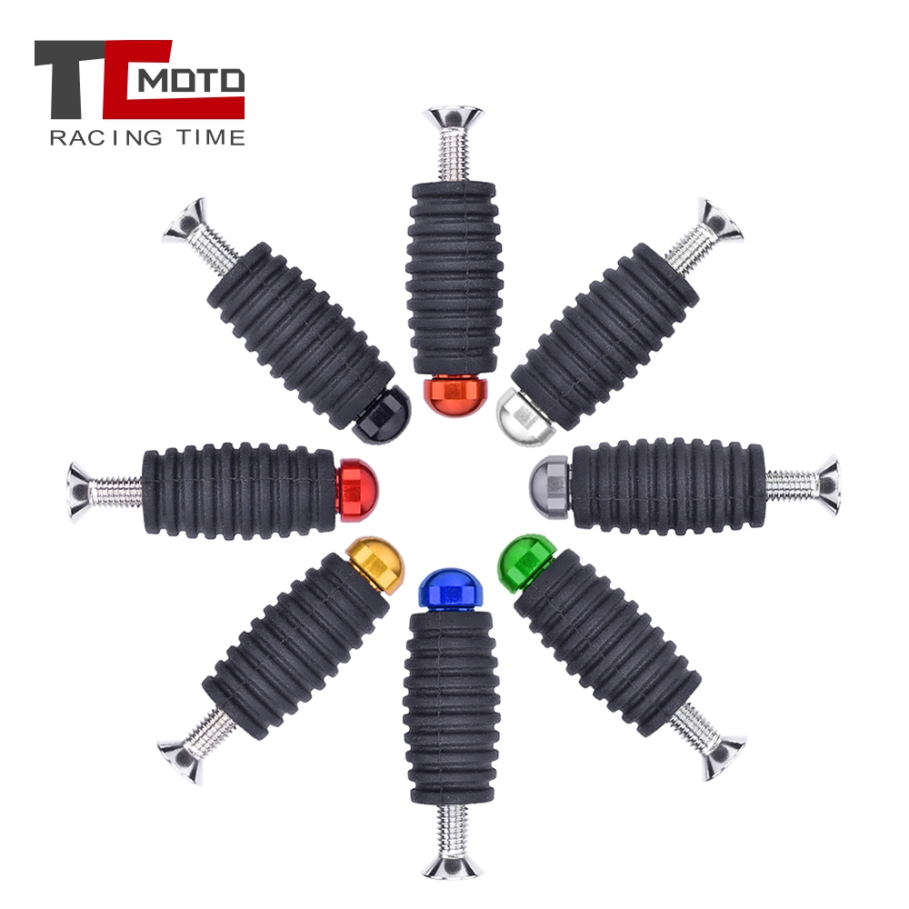Reposapiés CNC de 6mm para mot - Motorcycle Gear Lever Rubber reseña y precio