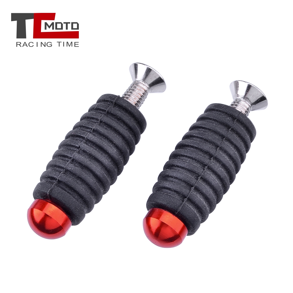 Reposapiés CNC de 6mm para mot - Motorcycle Gear Lever Rubber reseña y precio