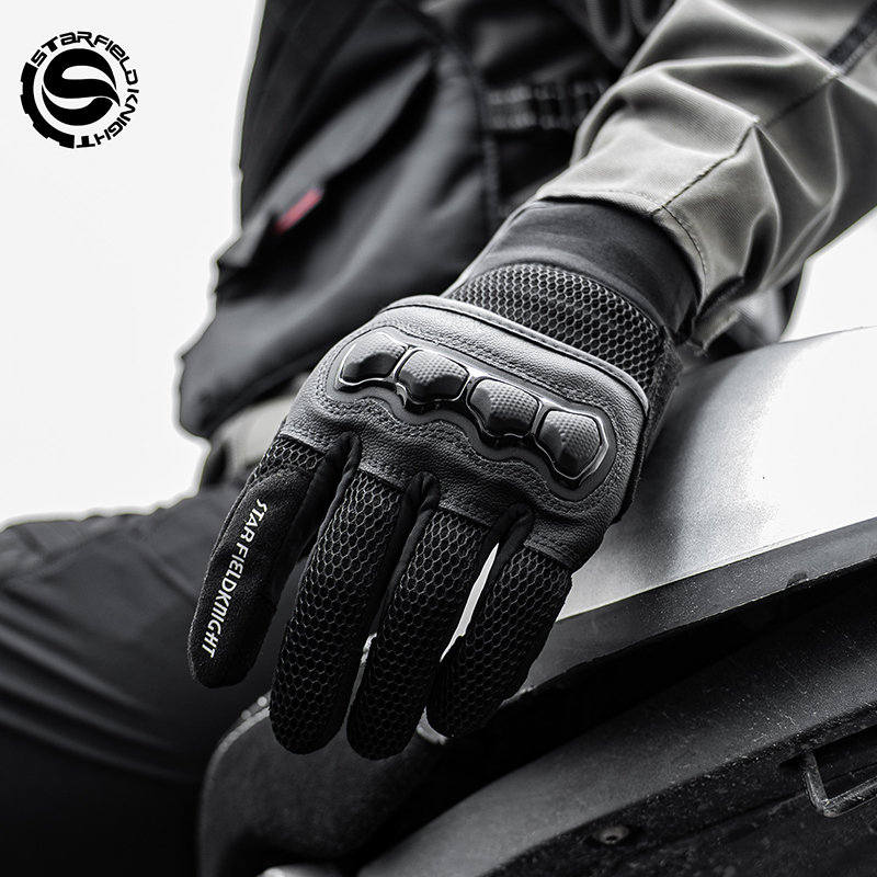 Guantes de Motocicleta Negros  - Motorcycle Gear Equipment reseña y precio
