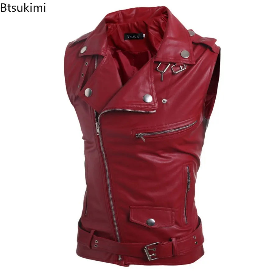 Chaleco de Cuero PU Casual par - Motorcycle Gear Vest reseña y precio
