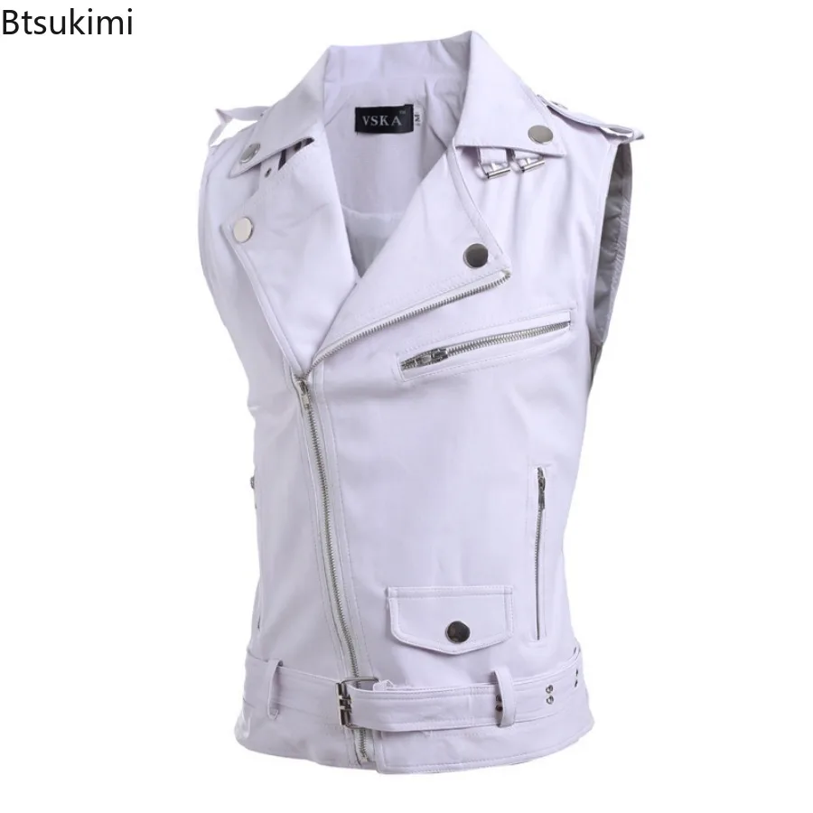 Chaleco de Cuero PU Casual par - Motorcycle Gear Vest reseña y precio