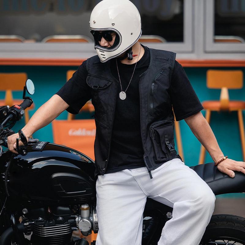 Chaleco de montar para hombre, - Motorcycle Gear Vest reseña y precio
