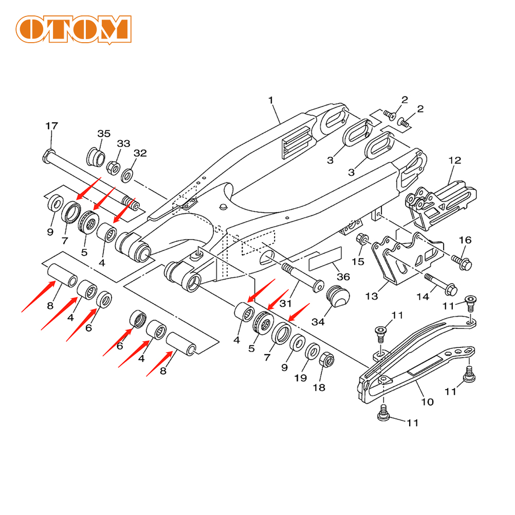 OTOM-piezas de mantenimiento d - Motorcycle Gear Lever Rubber reseña y precio
