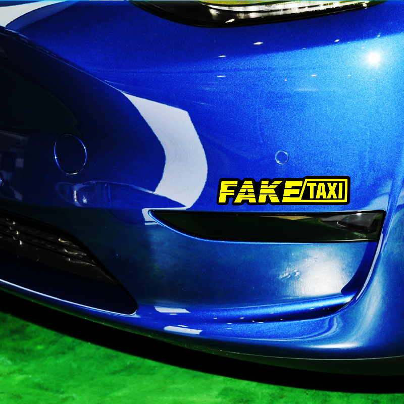 Logotipo de Taxi falso amarill - Motorcycle Gear Logo reseña y precio