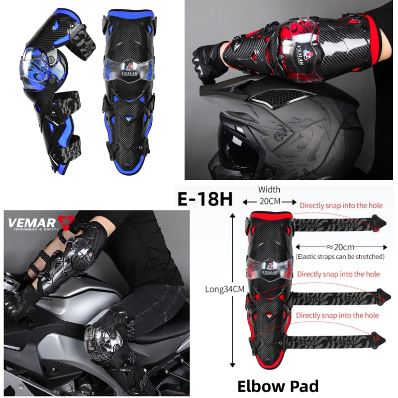 Coderas rojas para Motocross,  - Motorcycle Gear Equipment reseña y precio