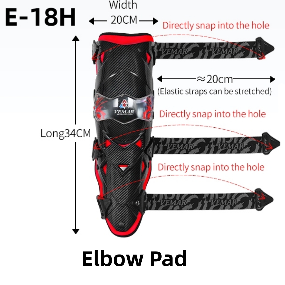 Coderas rojas para Motocross,  - Motorcycle Gear Equipment reseña y precio