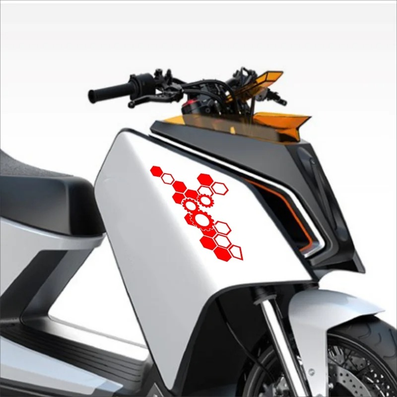 1 pieza de pegatinas de vinilo - Motorcycle Gear Logo reseña y precio