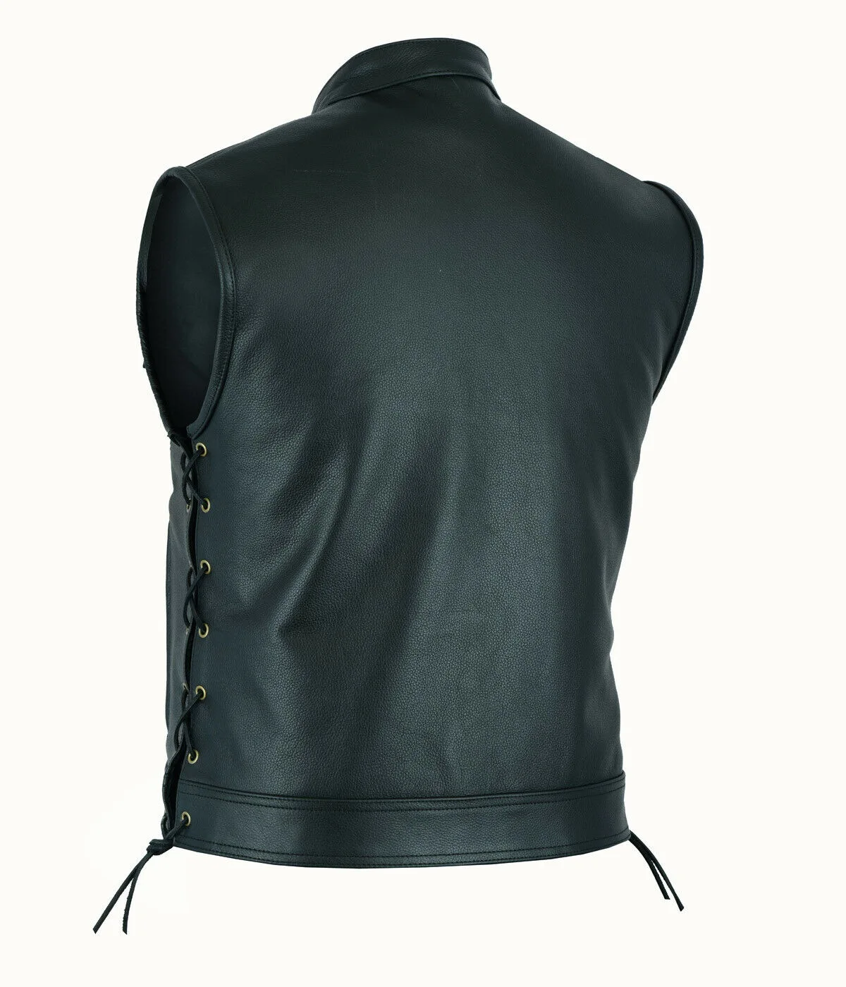 Chaleco de cuero Punk moda Cas - Motorcycle Gear Vest reseña y precio