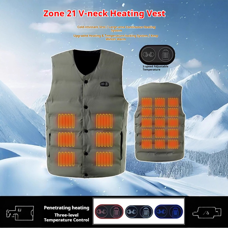 Chaleco calefactor con cuello  - Motorcycle Gear Vest reseña y precio